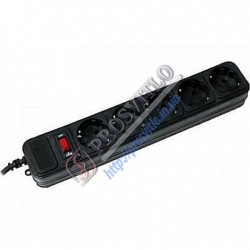 Сетевой фильтр GEMBIRD SPG5-G-15B 4.5м 5 розеток black